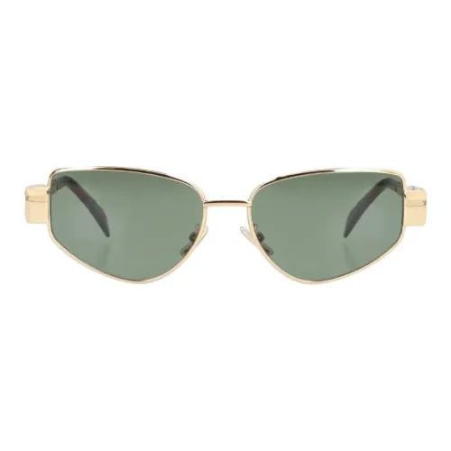 CELINE Metal Cat Eye Sunglasses Unisex Gold