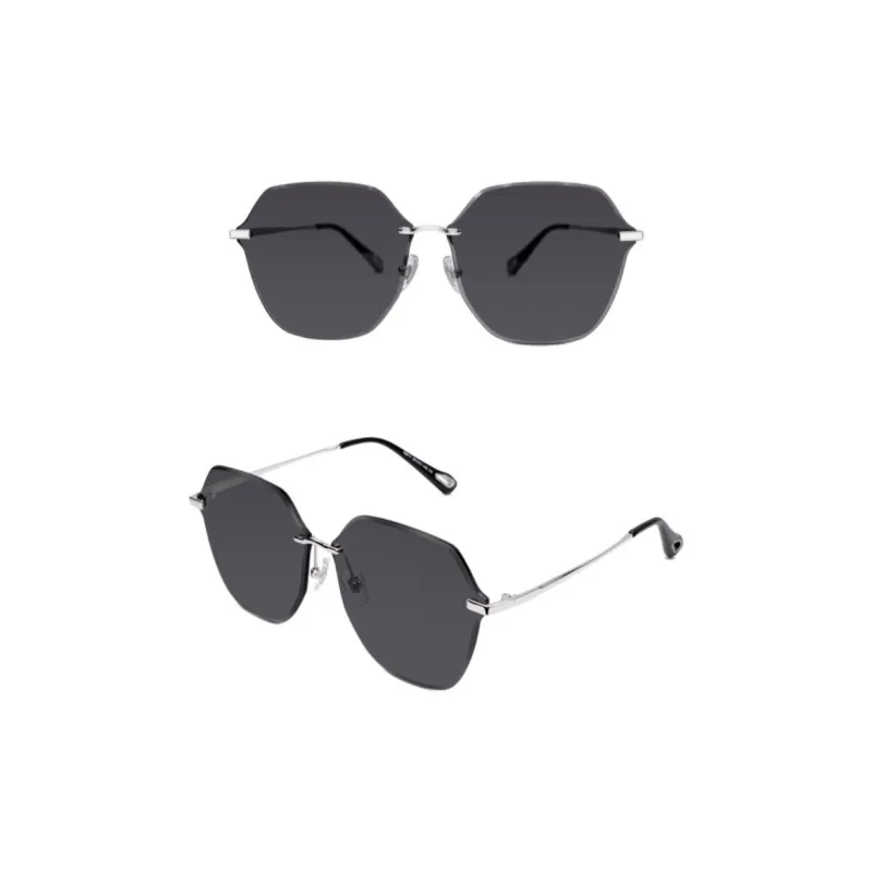 JEANSWEST Metal Irregular Shape Sunglasses Unisex-3