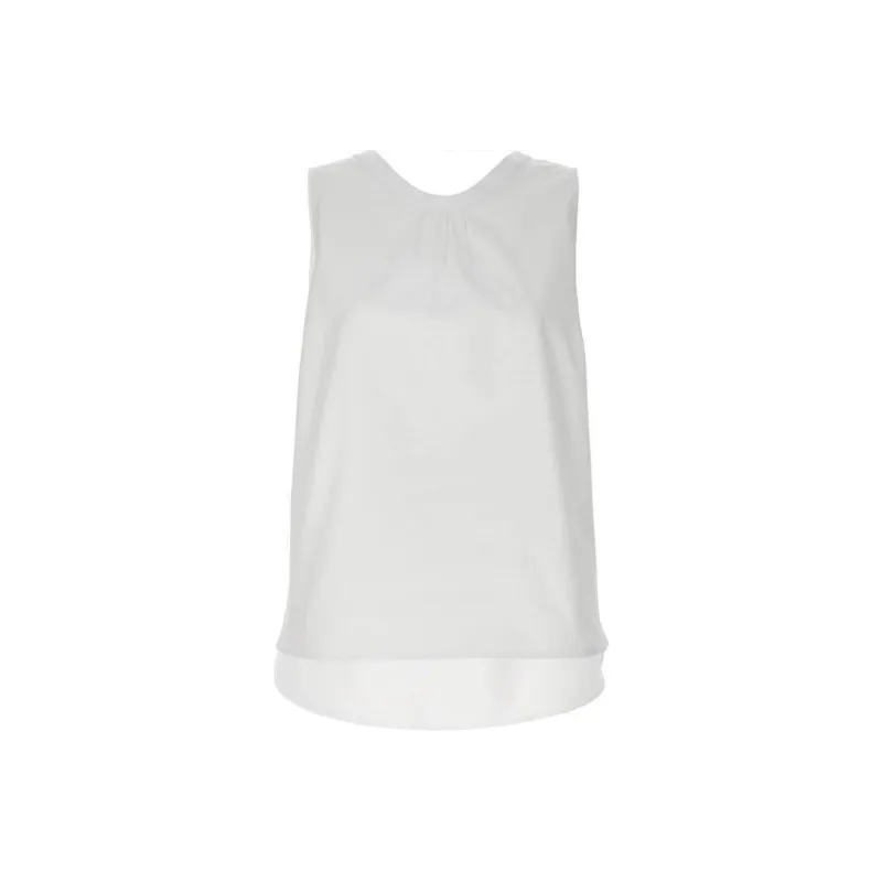 'S MAX MARA Ofelia Crewneck Sleeveless Top-0