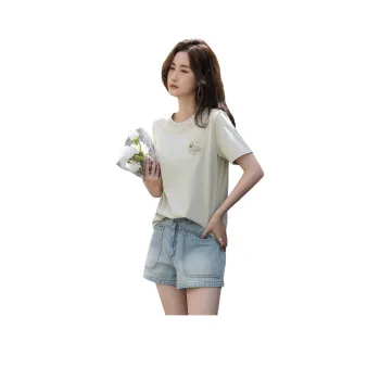 【dme】 T Shirt Women's Light Green