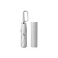 Trifold 8-Rib Hand-Open Loop Closure Umbrella in Light Gray