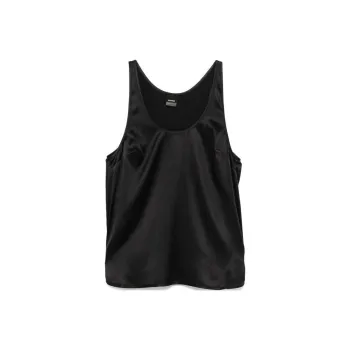 PINKO Crewneck Satin Tank Top