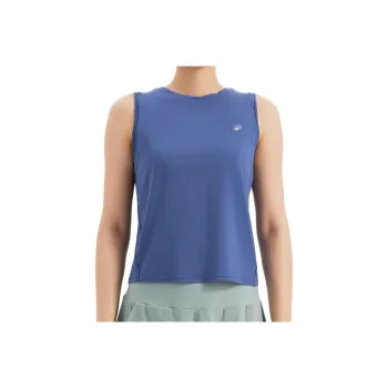 DECATHLON Tank Tops Women's Gray Slate Blue