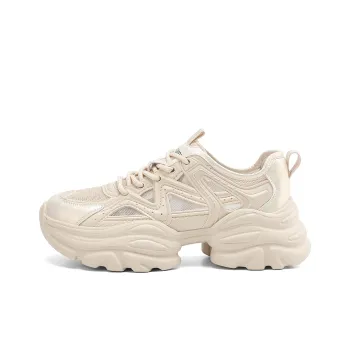 BOERDIQI Breathable Height Increase Low Top Chunky Sneakers Women's