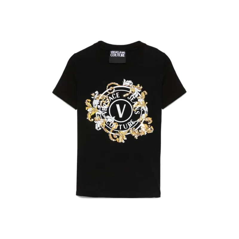 VERSACE JEANS COUTURE Baroque Logo Top-0