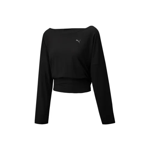 PUMA Rosewater Tops Women's Black