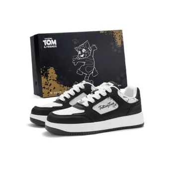 TALKING TOM Skateboard Shoes Unisex Low Top White/Black White