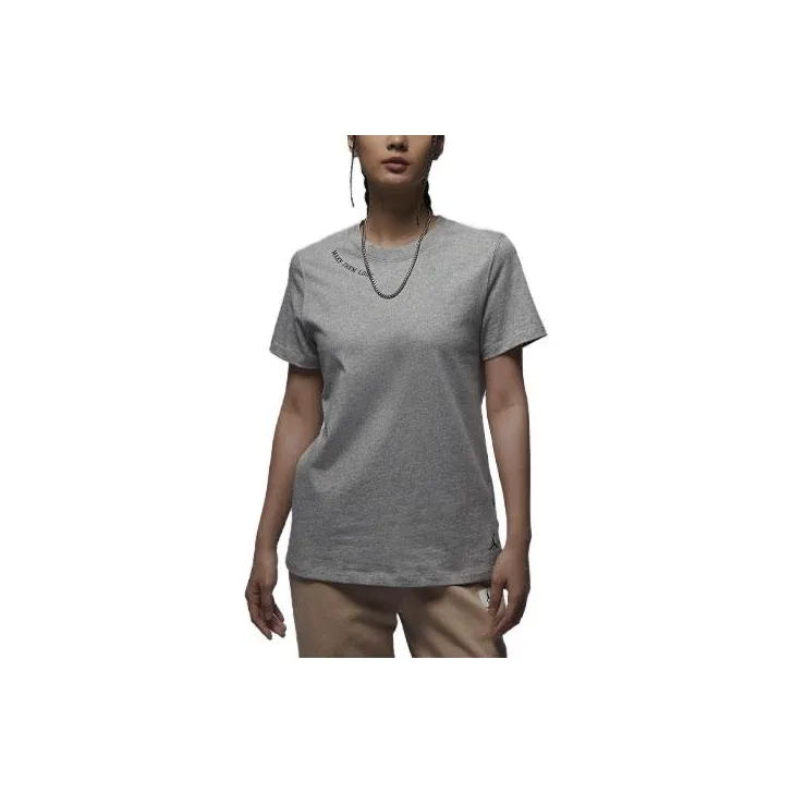 Jordan Air Jordan Short-Sleeved T-Shirts Women's Dark Gray-0