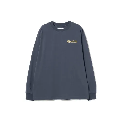 Beams Ray X CHARI&CO T-Shirt Women's Marine Blue