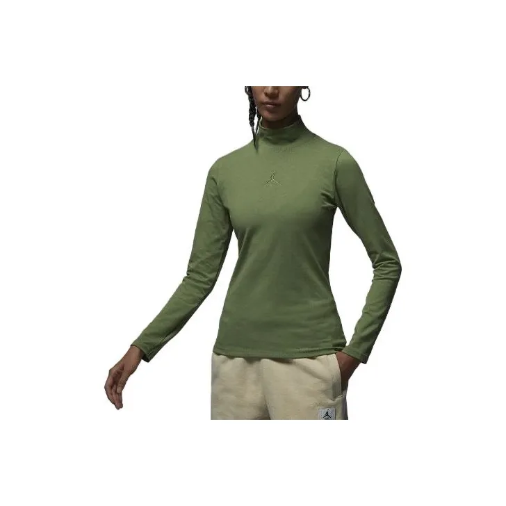Jordan T Shirts Women's Light Olive-0