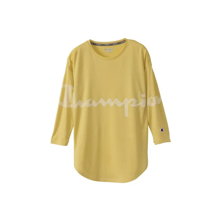 Champion Straight Long-Sleeved T-Shirt Japan Version Women's-11