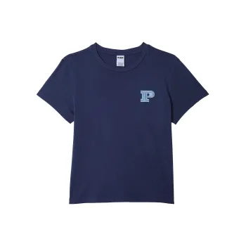 Victoria's Secret T Shirt Women's Marine Blue