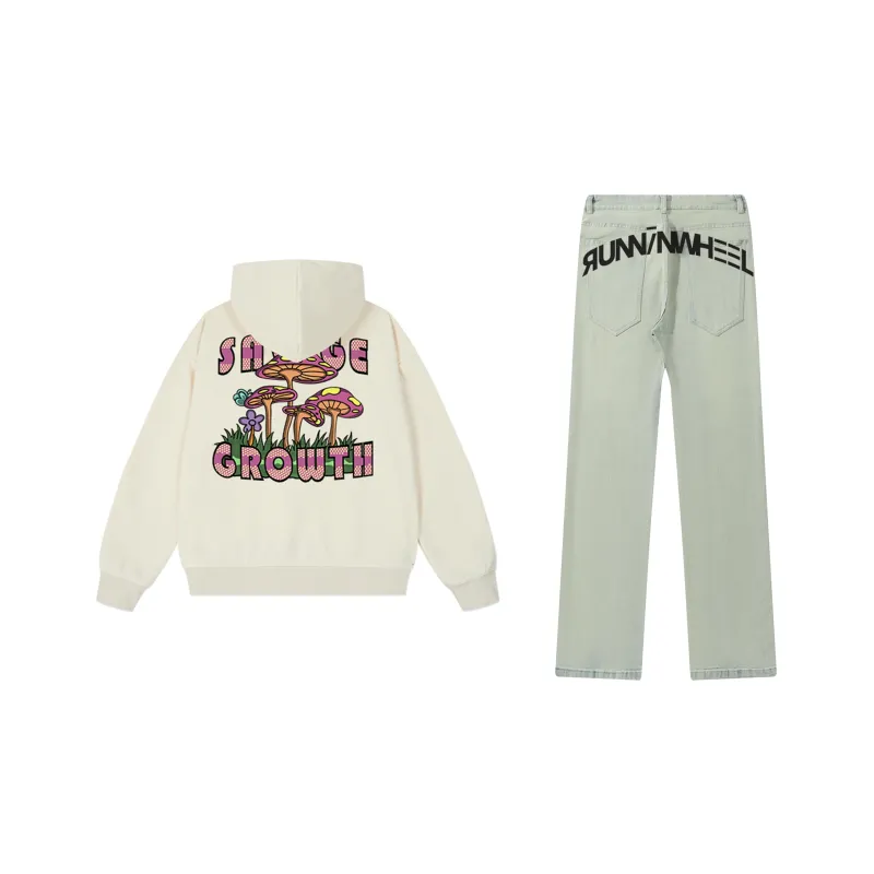 RUNNINWHEEL Sweatshirt Sets Unisex-4