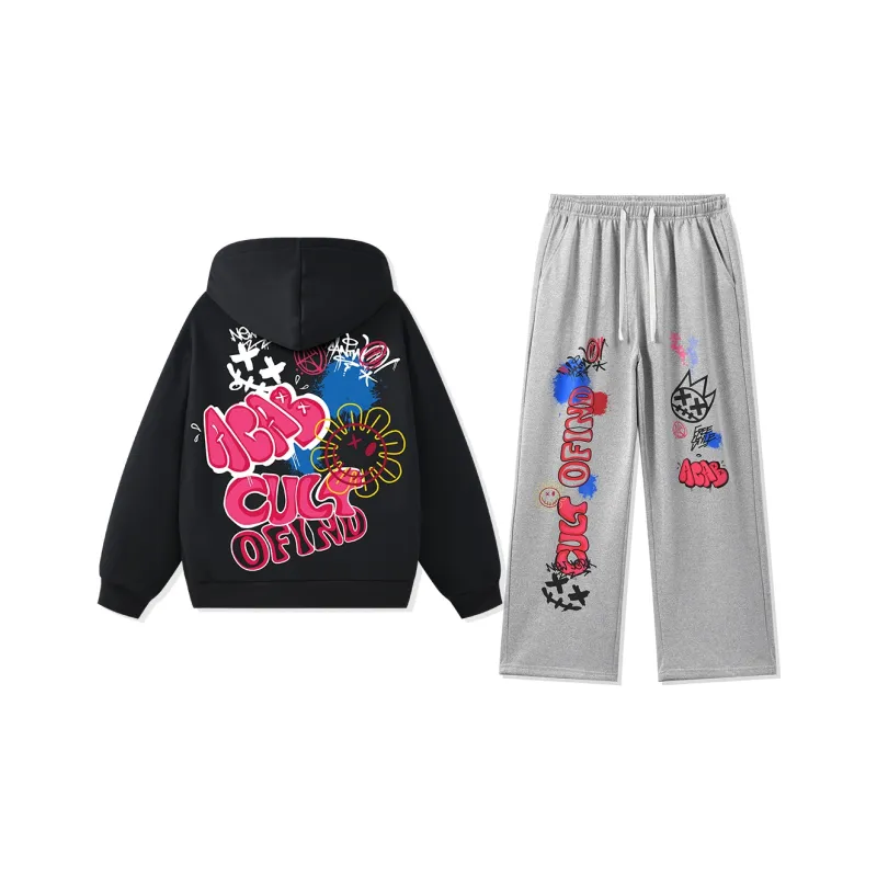 CULT OF INDIVIDUALITY Sweatshirt Sets Unisex-19