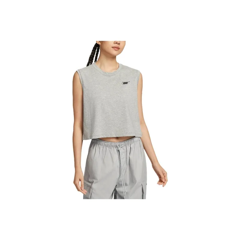 Nike Sportswear Club T Shirt Women's Toned Dark Gray-0