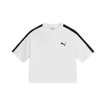 PUMA T7 Raglan Sleeve T Shirt Women's White