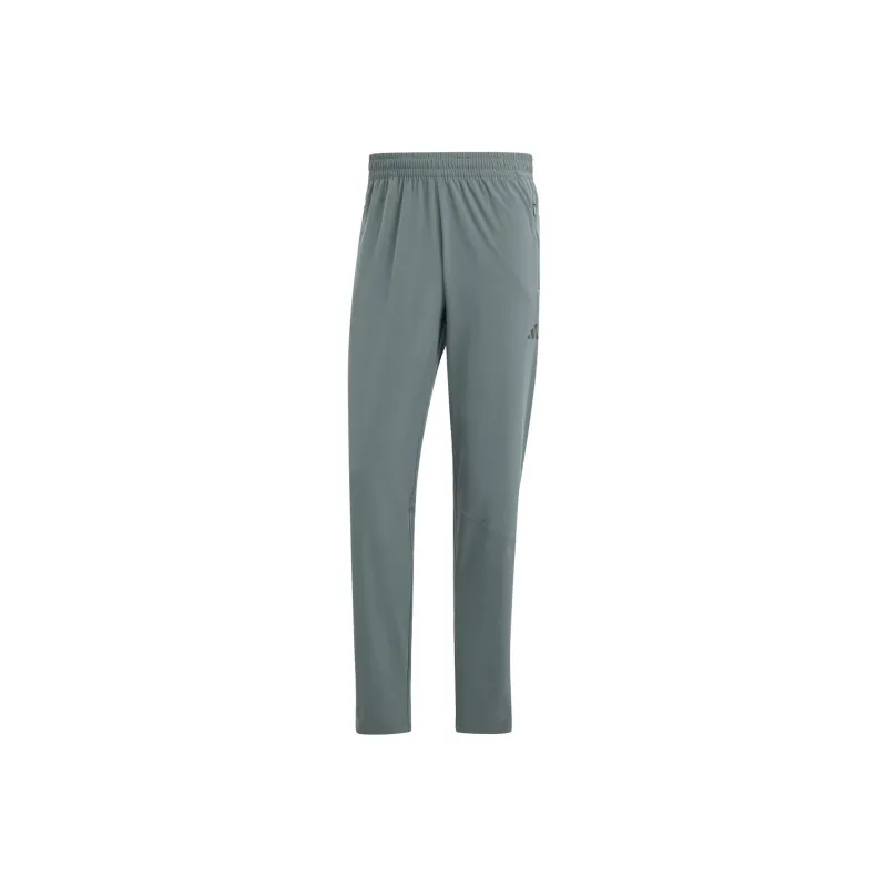 Adidas Workout Pants Athletic Trousers Men's Green Gray-0