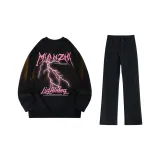 Black (Long-Sleeved)+Black Jeans
