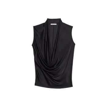 Helmut Lang Sleeveless Cowl Top