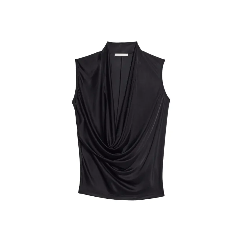 Helmut Lang Sleeveless Cowl Top-0
