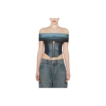 Misbhv Tank Tops Women's Blue