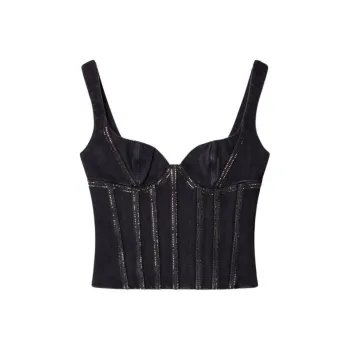 OFF-WHITE Bling Bustier Top