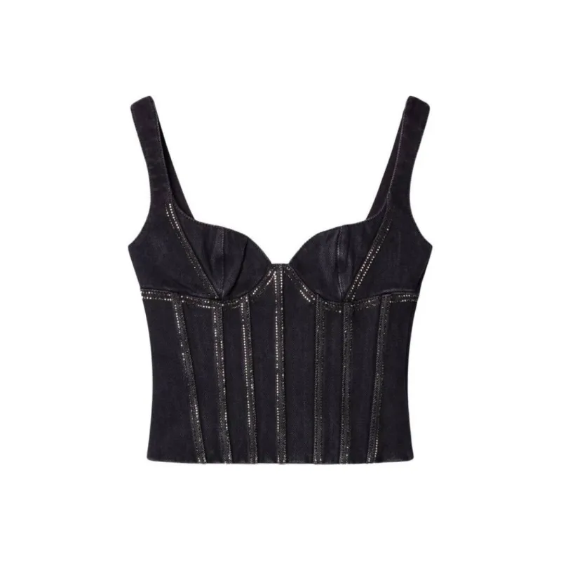 OFF-WHITE Bling Bustier Top-0
