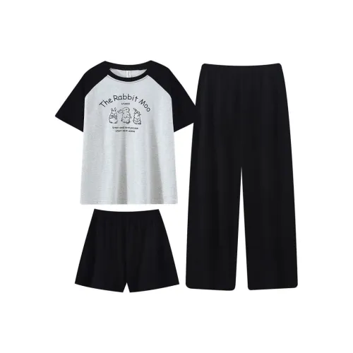 XIAFENYAN Pajama Set Women's Black