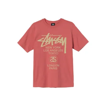 Stussy World Tour Camo Tee 'Black'