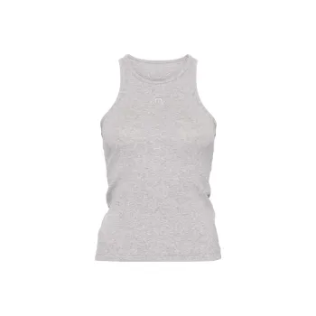 Marine Serre Organic Cotton Ribbed Tank Top