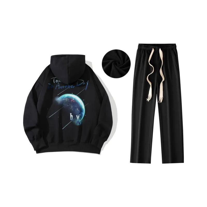 B.X Sweatshirt Sets Unisex-16