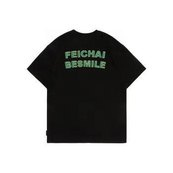 FEICHAI Crew Neck Loose Fit Straight Short-Sleeved T-Shirt Unisex