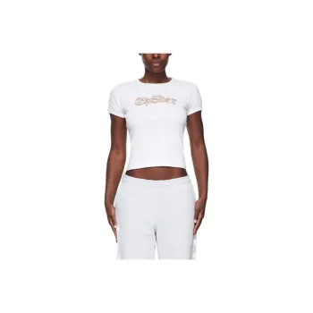 Sp5der Juan V2 Baby Tee White