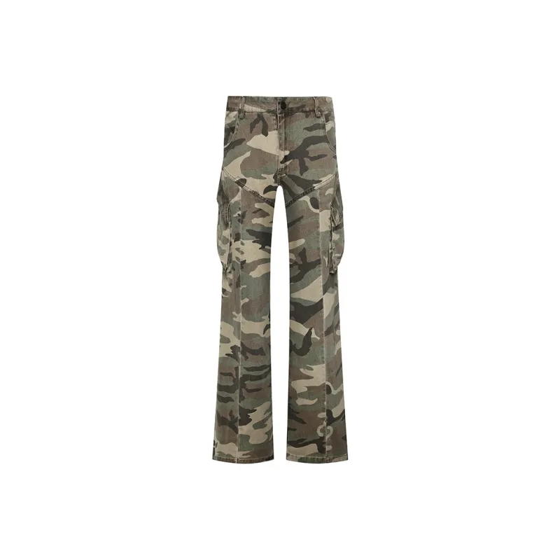 COOLALPACA Loose Fit Bootcut Casual Pants Unisex-0