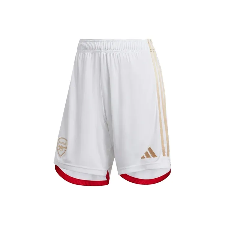 Adidas Soccer Bottoms 2023 2024 Season Arsenal Home Men's White-0