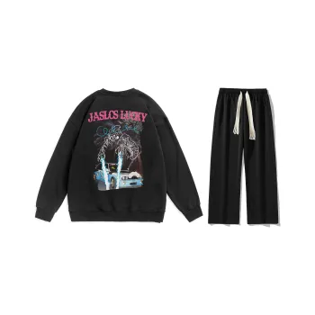 Jaslcs Sweatshirt Sets Unisex