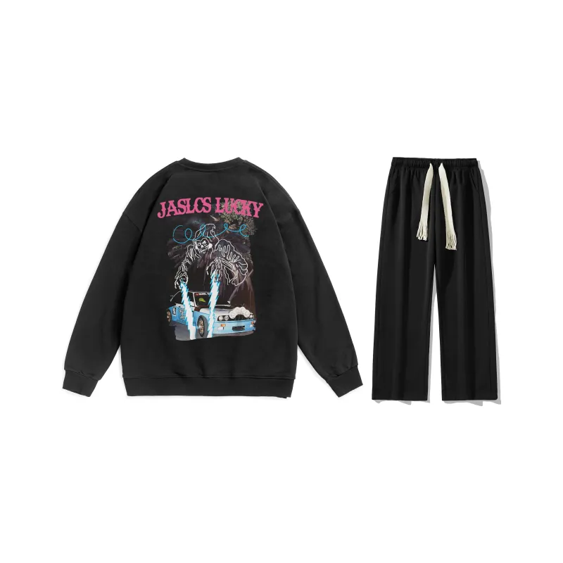 Jaslcs Sweatshirt Sets Unisex-0