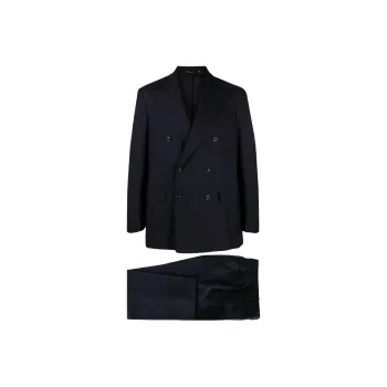 Canali Double-breasted Cashmere-silk Suit