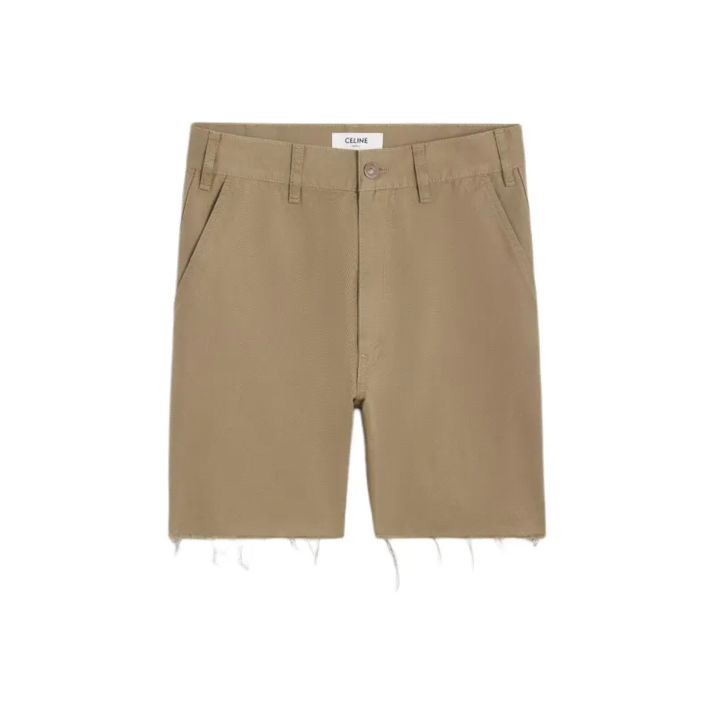 CELINE Wesley Shorts In Cotton Twill-0