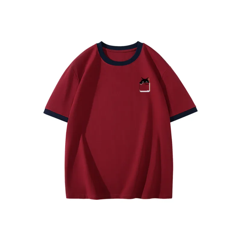 Cotton Gene Drop Shoulder Sleeve T Shirt Unisex-8