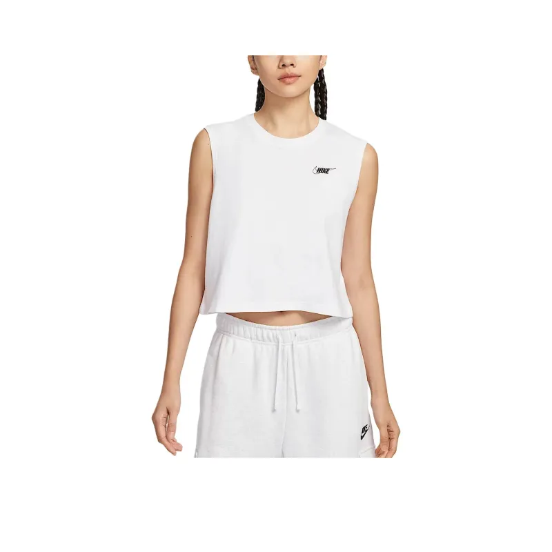 Nike Sportswear Club SS25 T Shirt Women's White-0