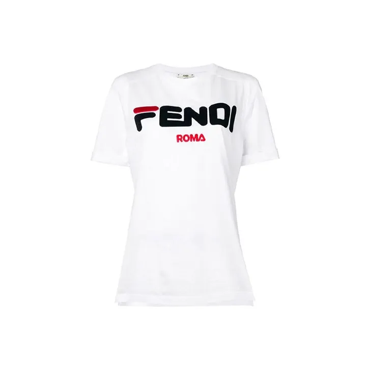 FENDI T Shirts Women's White-0