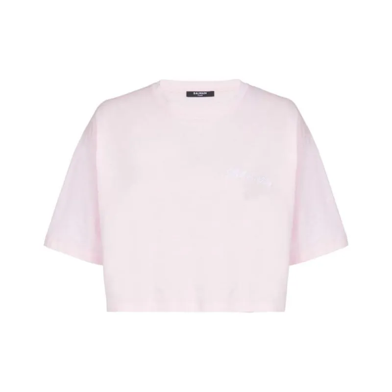 BALMAIN T-Shirt Women's Light Pink-0