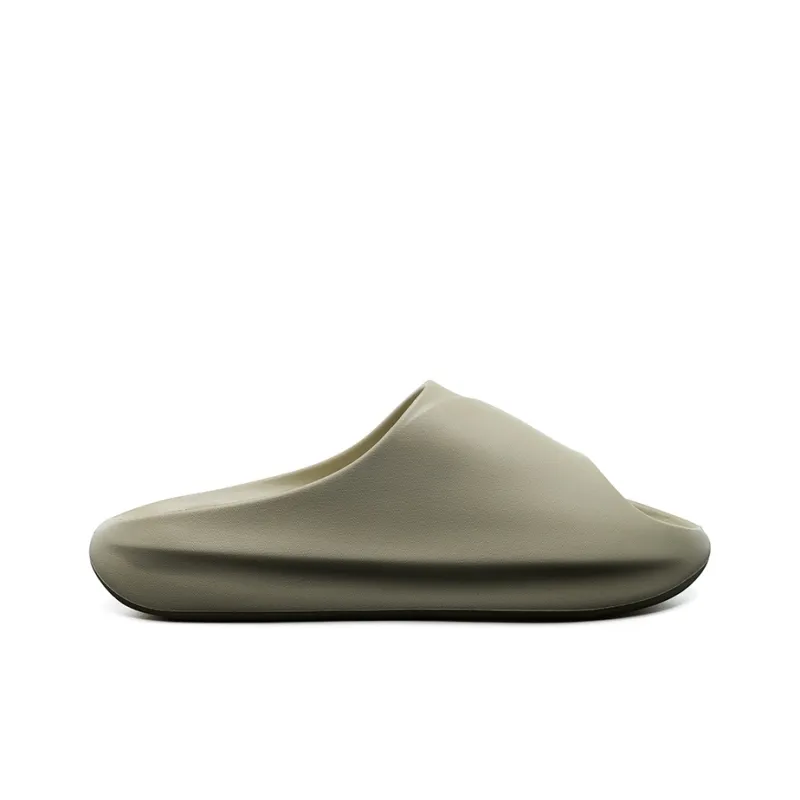 RIGORER Slip Resistant Antibacterial Shock Absorbers Slide Slippers Unisex Pale Gray-1