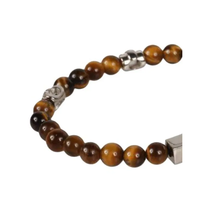 FERRAGAMO Gemstone Bracelets Unisex Brown-1