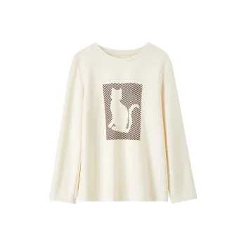 FANQIN T-Shirts Women's Apricot