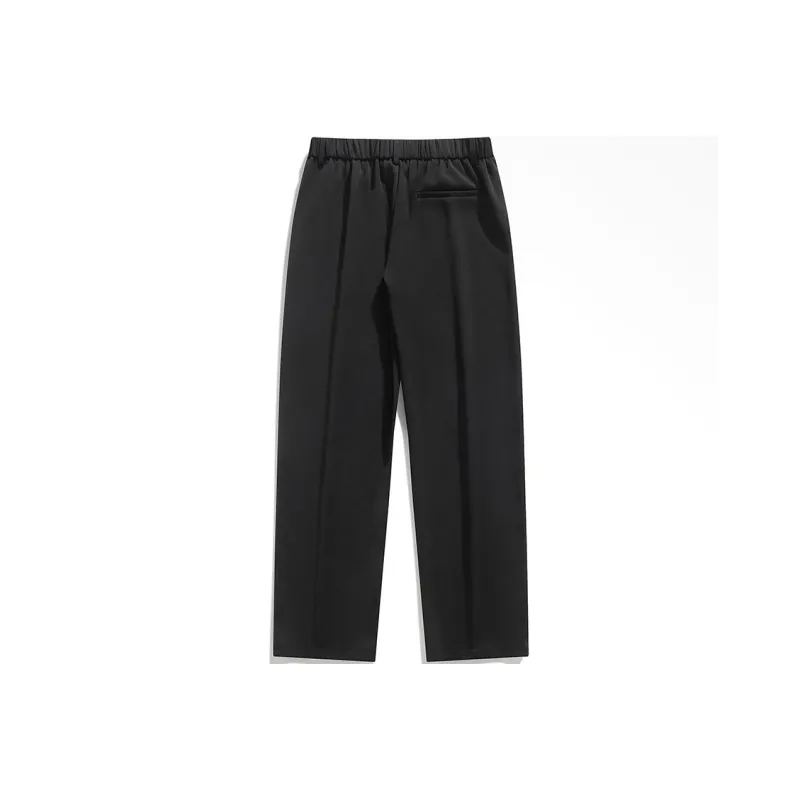 HAPPY PARTY Casual Pants Unisex Black-6