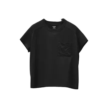 HERMES Raglan Sleeve T Shirt Women's Black