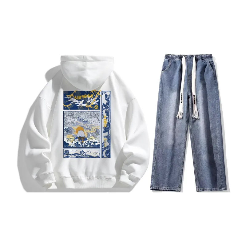 Airwalk Sweatshirt Sets Unisex-17