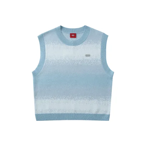 Checkitout Tank Tops Unisex Dusk Blue/White